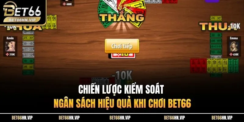Chiến lược kiểm soát ngân sách hiệu quả khi chơi BET66