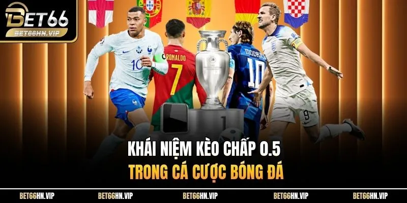 Khái niệm kèo chấp 0.5 trong cá cược bóng đá