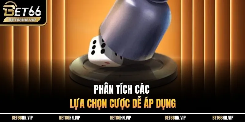 Phân tích các lựa chọn cược dễ áp dụng